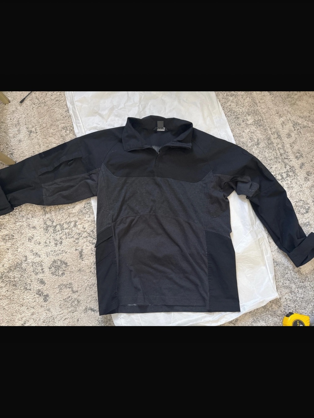 Men's Military Field Jacket Black
